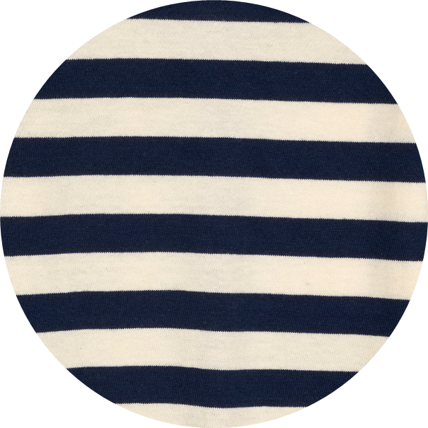 Strampler - Black Iris Stripe